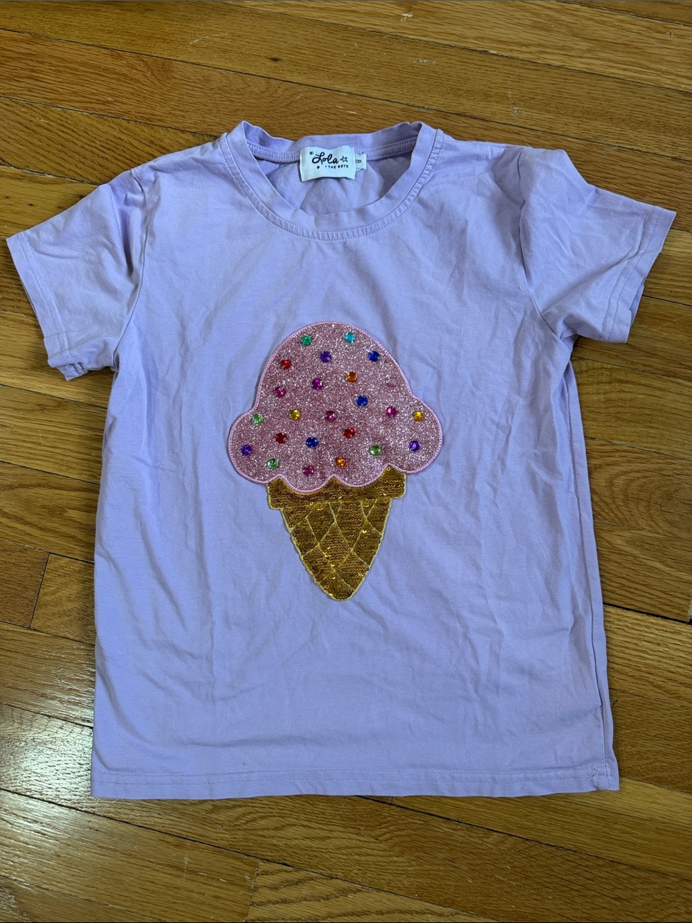 Lola + The boys ice cream gem shirt
